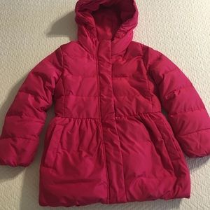 Raspberry pink Gap kids puffer jacket S(6-7)